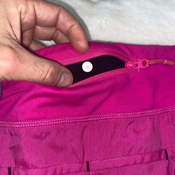 Lululemon Speed Shorts Paris Pink HTF - Picture 5 of 6